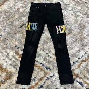 Homme femme jeans
